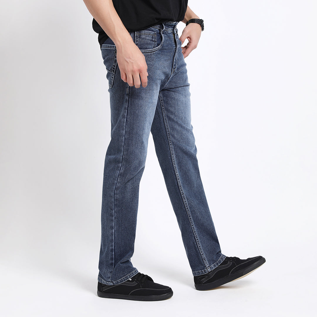 GREY BAGGY FIT JEANS 4703-2